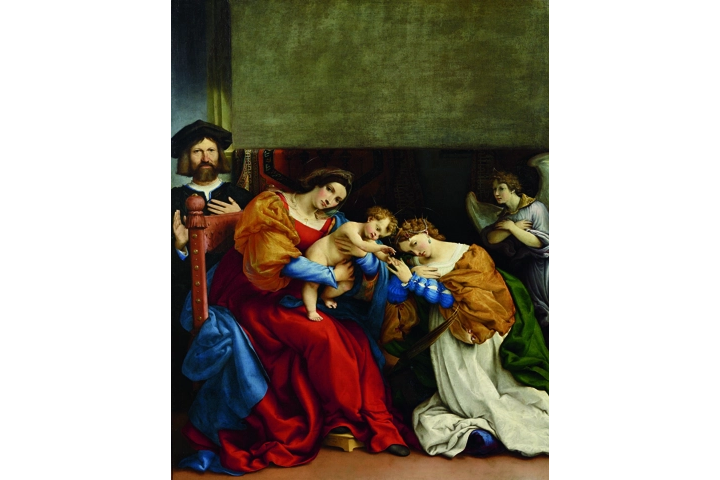 Nozze mistiche di Santa Caterina d’Alessandria e Niccolò Bonghi di Lorenzo Lotto
