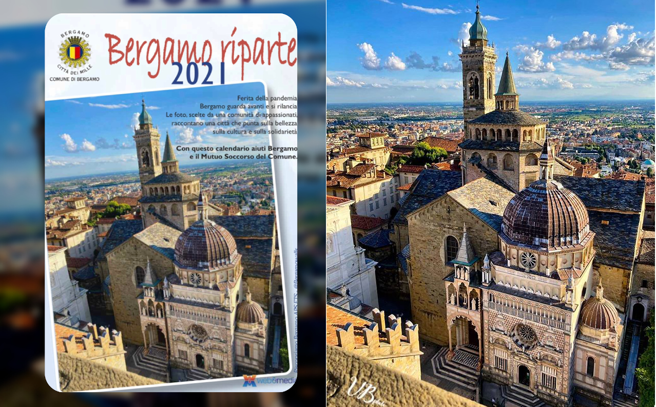 Copertina calendario Bergamo Riparte 2021